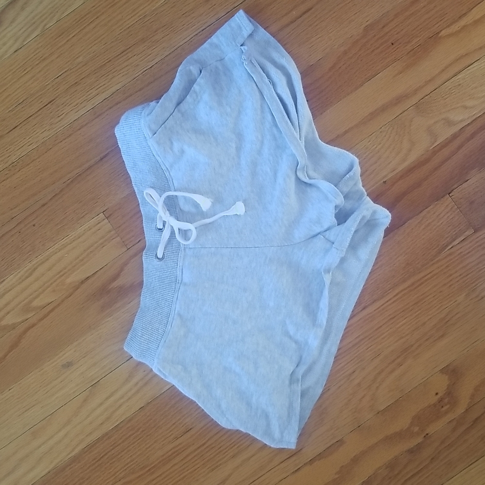 Aerie Grey Sleep Shorts with Pockets, Size S